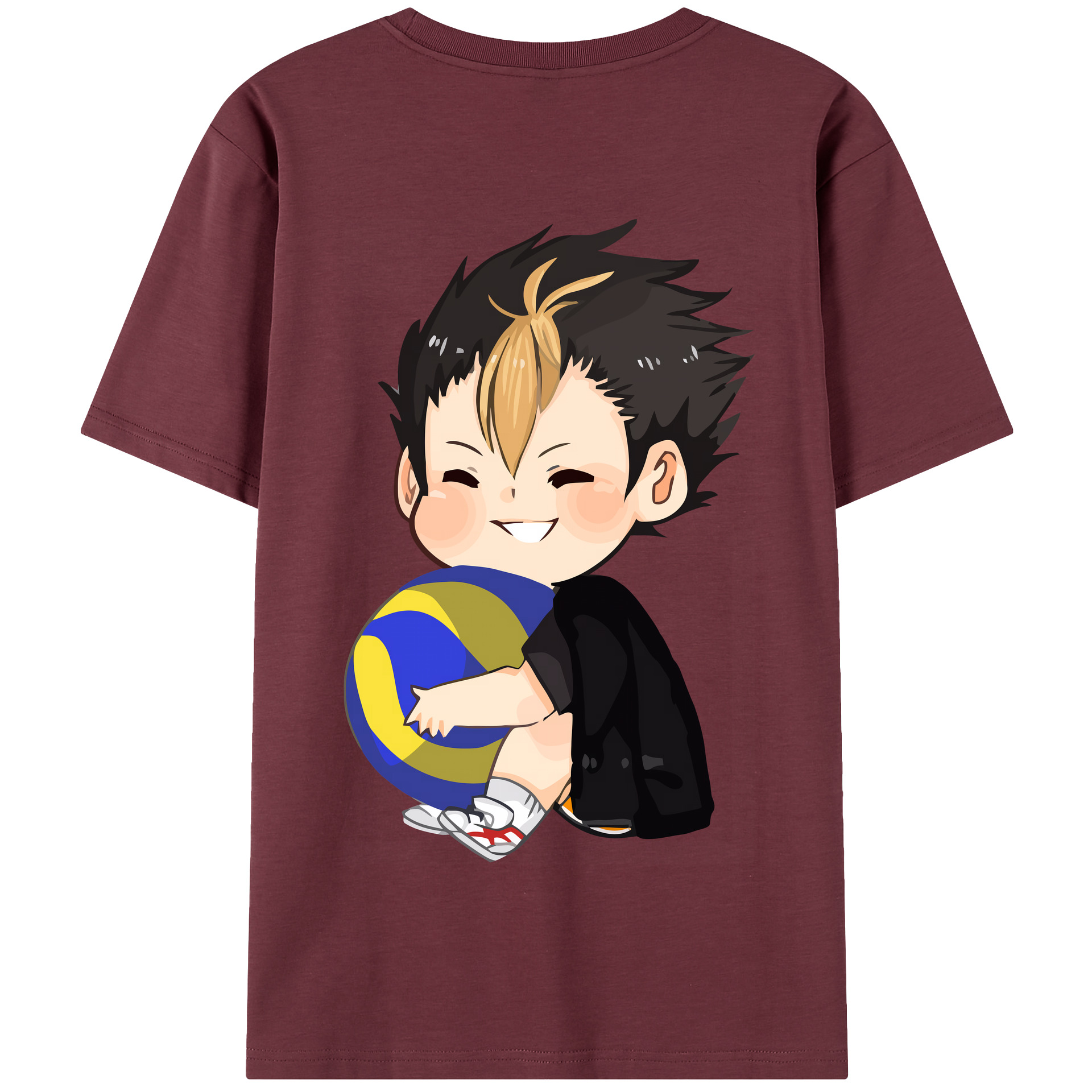 （画像用） ハイキュー!! Haikyu!! 綿100％半袖Tシャツ（背面プリント）
